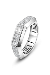 Moderniste Pav&eacute; Ring