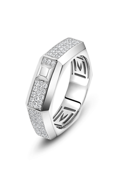 Moderniste Pav&eacute; Ring