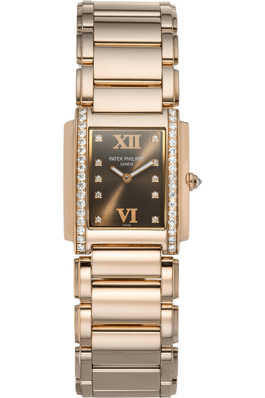 Twenty-4 Reference 4910 Rose Gold Quartz