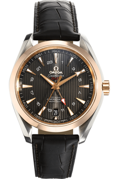 Seamaster Aqua Terra Co-Axial GMT Rose Gold and Stainless Steel Automatic