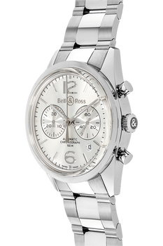 BR 126 Officer Silver Stainless Steel Automatic