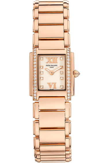 Twenty-4 Reference 4908 Rose Gold Quartz