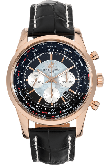 Transocean Unitime Chronograph Rose Gold Automatic