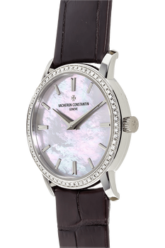 Patrimony Traditionnelle Lady White Gold Quartz