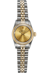 Oyster Perpetual Circa 1990 Yellow Gold and Stainless Steel Automatic