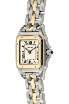 Panthere Yellow Gold and Stainless Steel Quartz