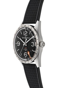 BR 123 GMT 24H Stainless Steel Automatic