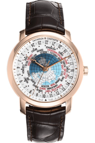 Patrimony Traditionnelle World Time Rose Gold Automatic
