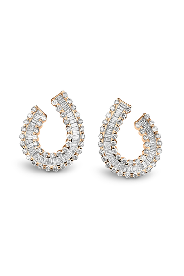 Baguette Love Earrings