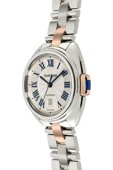 Cle de Cartier Rose Gold and Stainless Steel Automatic