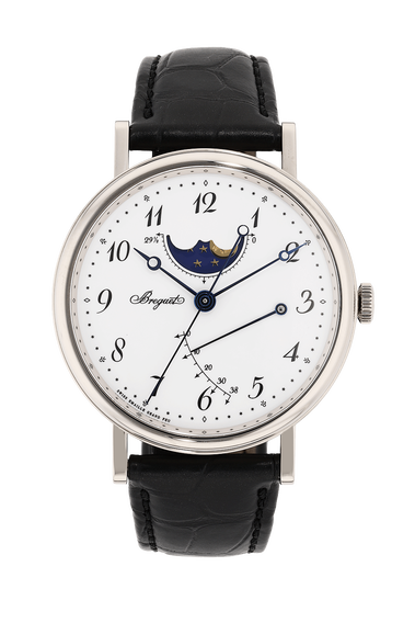 Classique Phase de Lune White Gold Automatic
