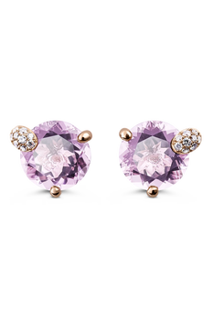 Peekaboo Amethyst Earrings