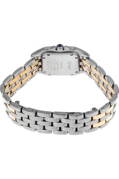 Panth&egrave;re Yellow Gold and Stainless Steel Quartz