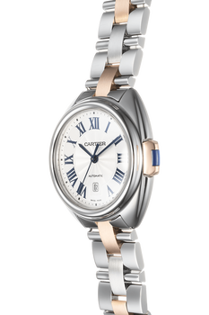 Cle de Cartier Rose Gold and Stainless Steel Automatic