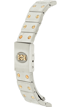 Santos Galbee Yellow Gold and Stainless Steel Quartz