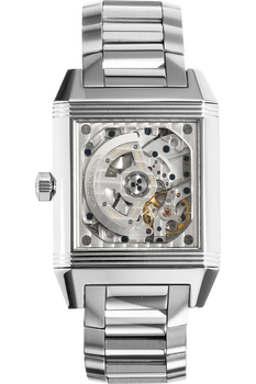 Reverso Squadra Hometime Stainless Steel Automatic