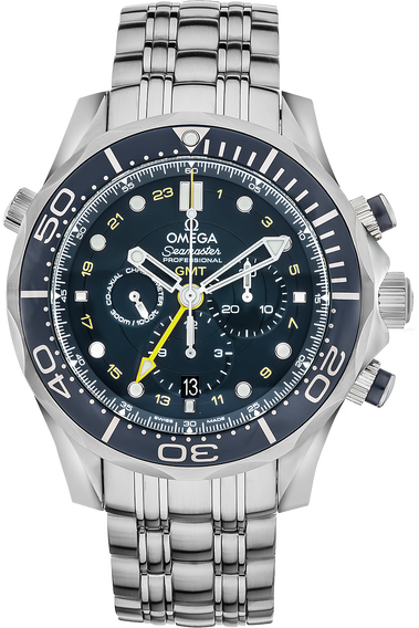 Seamaster Diver Co-Axial GMT Chronograph Stainless Steel