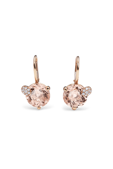 Peekaboo Morganite Ear Pendant