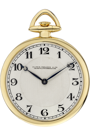 Pocket Watch Circa 1960s Yellow Gold Manual