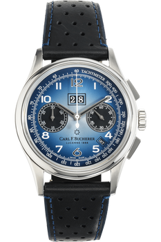 Heritage Bicompax Bucherer Blue Edition Stainless Steel Automatic