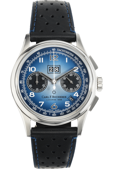 Heritage Bicompax Bucherer Blue Edition Stainless Steel Automatic