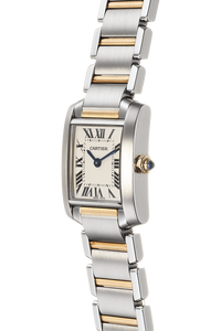 Tank Francaise Yellow Gold and Stainless Steel Quartz