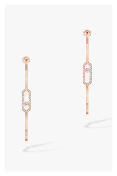 Move Uno GM Hoops in Pink Gold