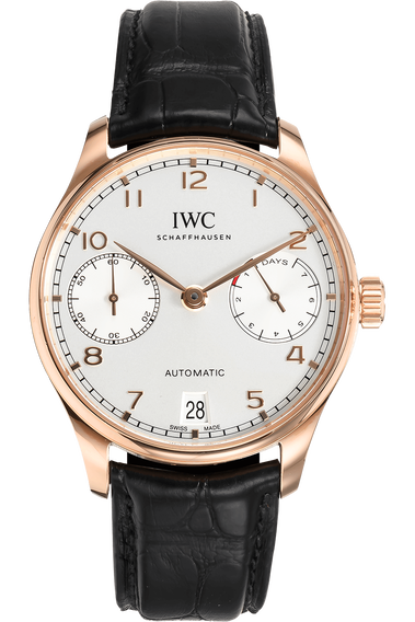 Portugieser 7 Day Power Reserve Rose Gold Automatic