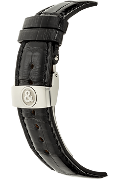 Vintage Officer Black Stainless Steel Automatic