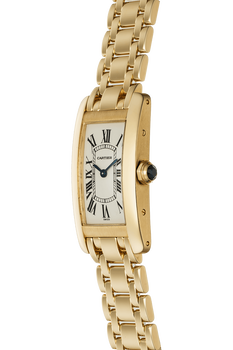 Tank Americaine Yellow Gold Quartz