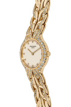 La Flamme Reference 4816 Yellow Gold Quartz