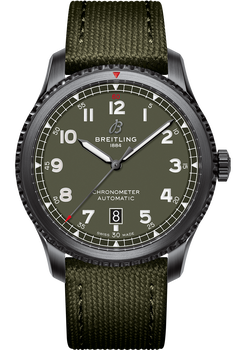 Aviator 8 Automatic 41 Black Steel Curtiss Warhawk