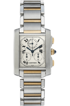 Tank Francaise Chronograph Yellow Gold and Stainless Steel Automatic