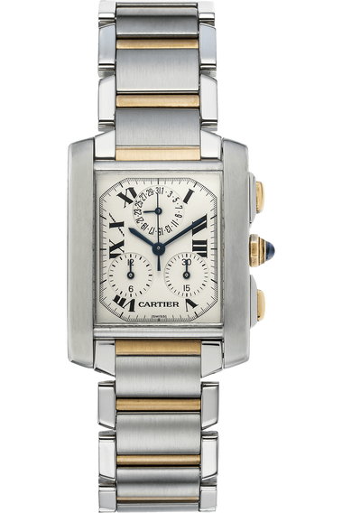 Tank Francaise Chronograph Yellow Gold and Stainless Steel Automatic