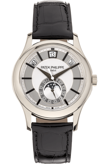 Annual Calendar Ref 5205 White Gold Manual