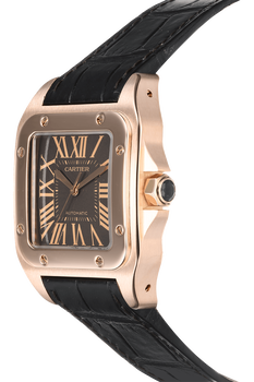 Santos 100 Rose Gold Automatic