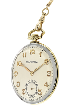 Pocket Watch Circa 1920's Platinum and Yellow Gold Manual