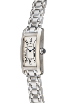 Tank Americaine White Gold Quartz