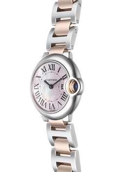 Ballon Bleu Rose Gold and Stainless Steel Quartz