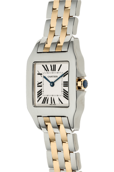 Santos Demoiselle Yellow Gold and Stainless Steel Quartz