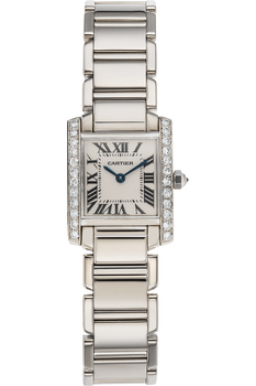 Tank Francaise White Gold Quartz