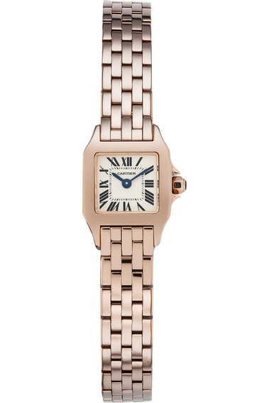 Santos Demoiselle Mini Rose Gold Quartz