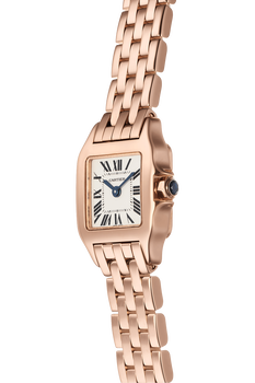 Santos Demoiselle Mini Rose Gold Quartz