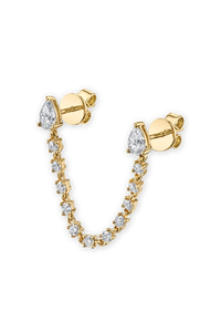 Diamond Loop Earring