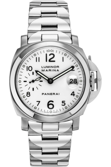 Panerai luminor deals marina stainless steel