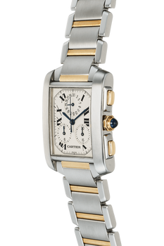 Tank Francaise Chronograph Yellow Gold and Stainless Steel Automatic