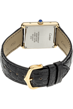 Tank Solo Yellow Gold and Stainless Steel Quartz