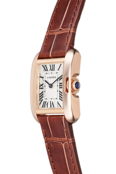 Tank Anglaise Rose Gold Quartz