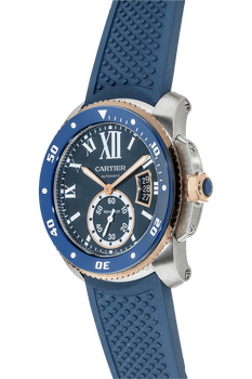 Calibre de Cartier Diver Rose Gold and Stainless Steel Automatic