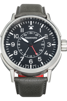 TNY 44mm Aviator GMT in Stainless Steel
